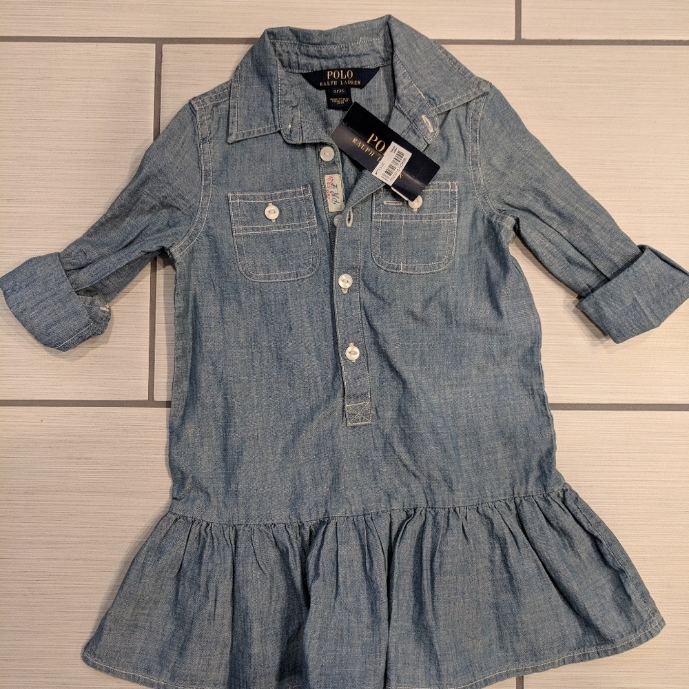 Girls 3T RALPH LAUREN denim dress